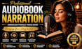 narrate your audiobook with an american female voice over