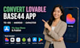 convert lovable base44 app to ios android capacitor fix app store publish