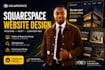 squarespace website redesign, squarespace website design, squarespace redesign