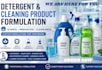 develop detergent soap and cleaning product formulation chemist