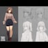 create professional anime character sheet and turnaround