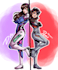 draw stylized comic, anime and original character art