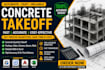 do accurate material and concrete takeoff
