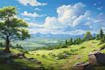 landscape oil painting art