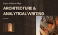 analytical articles and essays with critical thinking