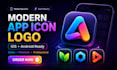 design modern and attractive app icon logo for android IOS