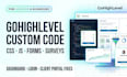 add gohighlevel custom code CSS js forms surveys  dashboard and ghl funnel