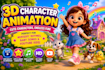 create 3d kids nursery rhymes animation videos