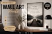 create printable wall art poster design