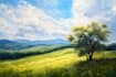 paint real oil painting on canvas
