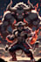 create dark cinematic anime anthro characters