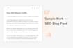deliver SEO optimized blogs and articles