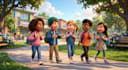 create animated cartoon story video