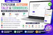 create typeform jotform tally and formbricks forms with automation integration
