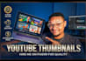 create cinematic and proffional youtube thumbnail