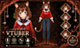 do professional live2d vtuber model design and 2d vtuber model rigging