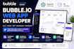 bubble io web app with open ai, api integration, saas mvp