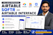 build airtable softr and airtable interface web app CRM