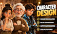 create custom 3d pixar style avatars and characters using ai