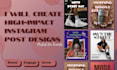 design modern instagram carousel posts in canva