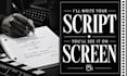 do script writing, screenplay writing, movie script writing, screenwriting
