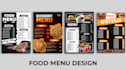 do restaurant menu design, modern food menu or digital menu