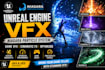 create unreal engine vfx in niagara particle system, unreal engine game vfx