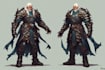 make a fantasy dnd party charecter art