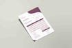 create professional interactive custom invoice and letterhead template