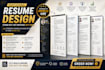 create professional resume, CV, and cover letter design