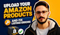 upload your amazon products and fix listing errors