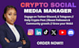 be your crypto social media manager