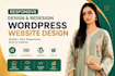 design a modern responsive wordpress website, redesign wordpress