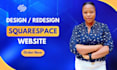 design or redesign a professional squarespace website