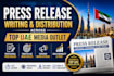 write and distribute your professional press release across top uae media outlet