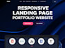 develop professional website portfolio or landing page