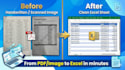 do fast and accurate data entry,excel,pdf