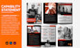 design a professional capability statement for your business