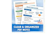 summarize nursing lessons into clear PDF study notes
