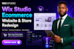 build wix studio, wix ecommerce website, redesign wix store and shop website