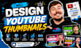 design viral high ctr youtube thumbnails