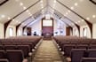 design church interior in 3d rendering, modelling visualization and animation