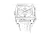 create 3d watch technical drawing cad design  watch component watch modeling