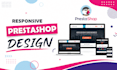 setup prestashop store with custom design, custom functionalities