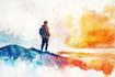 draw a watercolor illustration