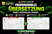 translate english to native german translation