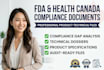 create professional product compliance documentation for retail approval