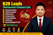 do b2b lead generation for USA restaurant owners
