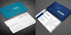 create a luxury business card design with print setup