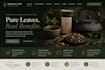 design squarespace tea shop website loose leaf store website wellness blend site